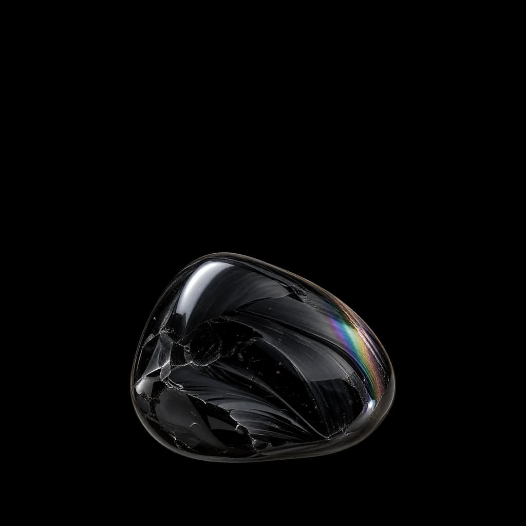 Obsidiana, pedra do Lapidário do Tarophia